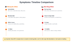 Symptoms Timeline Comparison
