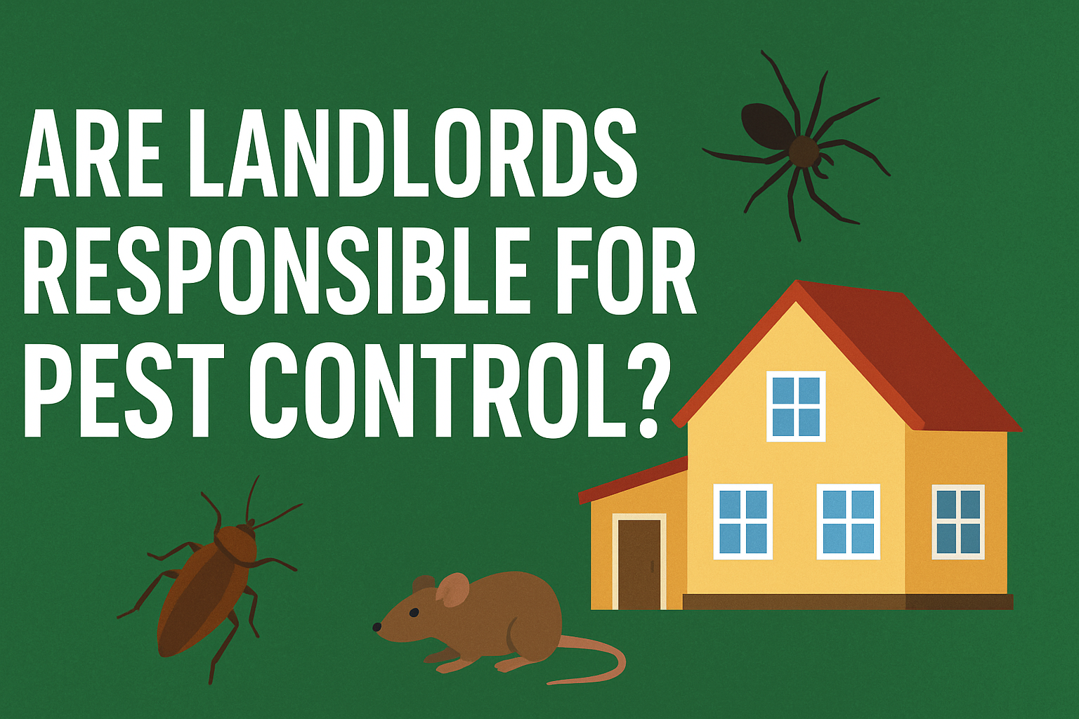 Are Landlords Responsible for Pest Control