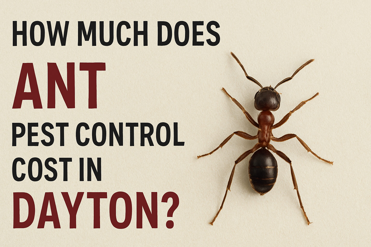 ant pest control cost