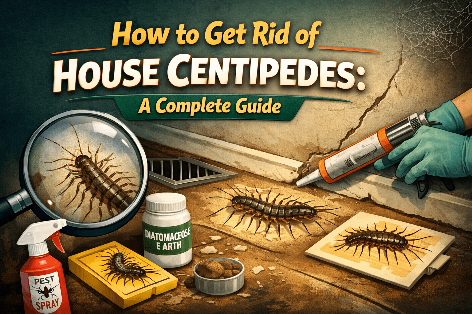 How to Get Rid of House Centipedes