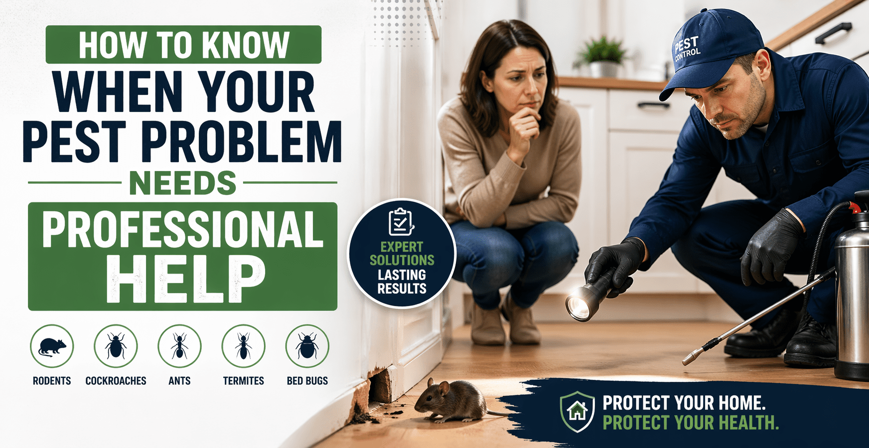 How to Know When Your Pest Problem Needs Professional Help